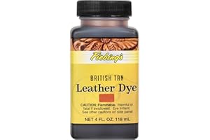 Fiebing's Leather Dye - 4 Ounces, British Tan