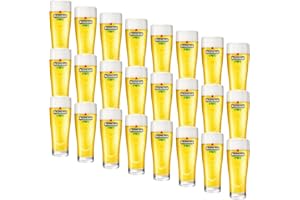 HEINEKEN | Verres à Bière | ELLIPSE | 250 ML | Ensemble de 6 | étoile Rouge | Ensemble de Verres de Haute Qualité