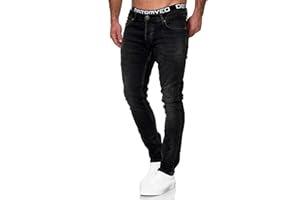 MERISH Jeans Herren Slim Fit Stretch Jeanshose Designer Hose Denim 9148-2100