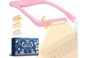 EASTPIN Neck Reading Light for Books in Bed: Thank You Teacher Gifts for Women Book Light Knitting Gifts for Mum Her Teenage Girls Neck Light for Crafting, Neck Torch Book Lover Gifts Graduation Gifts for Her