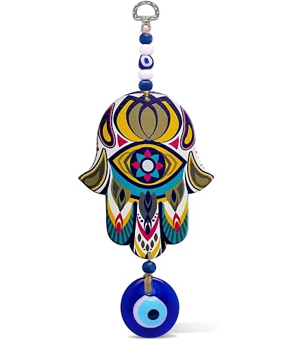 MYSTIC JEWELS Bracciale Rosso 7 Nodi Con Occhio Turco E Mano Di Fatima – Portafortuna E Protezione In Bottiglia – Regalo Significativo - 3