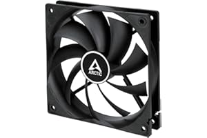ARCTIC F12 PWM PST CO - PC Fan, 120mm Fan, PC Case Fan with PWM Sharing Technology (PST), Dual Ball Bearing for Continuous Operation, Computer, Fan Speed: 230-1350 rpm - Black