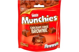 Munchies Fudge Brownie Milk Chocolate Sharings Bags, 8 x 101g