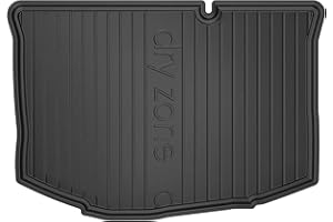 M MOTOS Tapis de coffre voiture pour Ford Fiesta VI 2008-2017 Améliorez Votre Confort de Voyage avec Le tapis noir antidérapant Auto DZ- tapis voiture Tous Temps pour Voiture, Protection Contre les sa