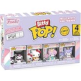 Funko Bitty Pop! Sanrio - Kuromi - 4 par&ccedil;alı ve bir s&uuml;rpriz mini fig&uuml;r - 0,9 in&ccedil; (2,2 cm) - Hello Kitty koleksiyon par&ccedil;ası is