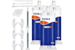 RBLEOTE 2K Epoxidkleber Extra Stark 150 ml - 5 Minuten Schnellhärtender Kraftkleber 2 Komponenten Epoxidharz Kleber Extra starker für Metall, Holz, Glas, Stein, Keramik | Wasserdicht & Hitzebeständig