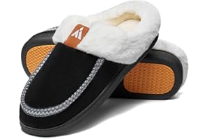 Mishansha Zapatillas de Casa Mujer Hombre Cálido Espuma de Memoria Invierno Pantuflas, Gr.36-48