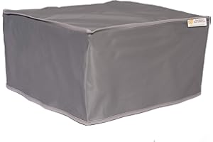 The Perfect Dust Cover, Silver Gray Vinyl Cover for HP OfficeJet Pro 9010 All-in-One Wireless Printer, Anti Static Waterproof Cover Dimensions 17.3''W x 13.5''D x 10.9''H by The Perfect Dust Cover