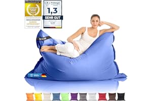 ‎LAZY BAG LAZY BAG Riesen-Sitzsack Classic XXL 140x180 cm | Sitzkissen 2-in-1 für relaxtes Sitzen & Liegen | Bequeme Indoor & Outdoor Momente Dank 4 Mio. EPS-Perlen für perfekte Ergonomie | waschbarer Bezug