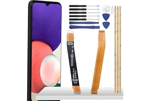 YHX-OU 6,6" per Samsung Galaxy A22 5G SM-A226B SM-A226B/DS SM-A226B/DSN SM-A226BR SM-A226BR/N SM-A226L SC-56B presa di ricarica cavo flessibile + strumento di installazione