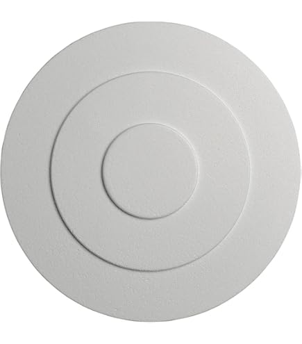 Rosone Verniciato Bianco - Ø 8cm In Lamiera Per Restauri E Decorazioni - Foto 14