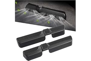 SHAOHAO Kompatibel mit VW Tiguan MK2 AD1 2016-2023 Seat Ateca Tarraco FR Air Vent Abdeckung Schutzabdeckung Lufteinlassgitter-Einlassabdeckung Klimaanlage Outlet Cover [2 STÜCKE]