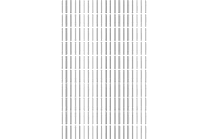 QUARKZMAN 200 Stück Zylinderstifte Rostfrei, 1 mm x 10 mm Dübelstifte 304 Edelstahl Spannstift Passstift, Silberton Metallstifte, Bolzen Metall für DIY, Möbel, Bastelprojekte