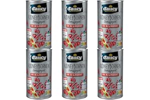 d'aucy Rote Kidneybohnen - 100% ohne Salz und Zuckerzusatz, ohne Konservierungsstoffe, klimaneutral, 285 Gramm Dose