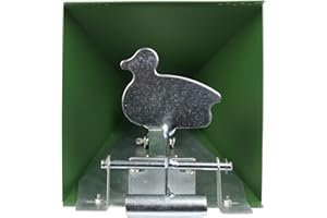 ‎OPTACS OpTacs Kugelfangkasten Trichter Ente Pendelkasten 14 x 14 cm Zielscheibe für Luftgewehr Ziel aus Metall