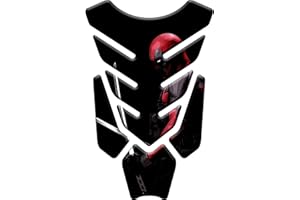 Tankpad Motorcycle Wire Pattern Tank Compatible Polymer, Deadpool V1, –