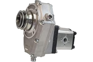 HYDROMOT Ingranaggio per albero di pignone, anello a scatto con pompa idraulica (pompa a ingranaggi BG 2), volume di deglutizione a scelta, misura 6 cc