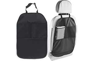 tekenewbse 2 Pezzi Proteggi Sedile Auto Bambini Posteriore, Protezione Sedile Auto Bambini Copertura Impermeabile Anti-Inquinamento Oxford Backseat Copri Cars per Lo Schienale del Sedile Posteriore