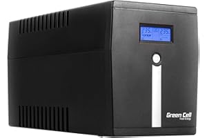 Green Cell 2000 VA 1200 W Surge Protection 230 V UPS05 Multicoloured