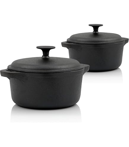 Poêle En Fonte BBQ-TORO - Ø16cm - Déjà Prête à L'Emploi - Pour Grill, Four Ou Feu
