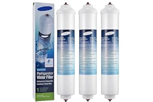 FQTTRWYHV Filtro For L'acqua Del Frigorifero, Compatibile Con Samsung, DA29-10105J WSF-100 Aqua-Pure Plus, Compatibile Con LG, 5231JA2010B GE GXRTQR, Filtro For L'acqua DA29-10105J, Filtrazione Dell'acqua(3pcs)