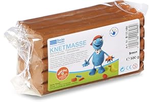 Becks Plastilin- plastilina, Color marrón, 500 g (B100488)