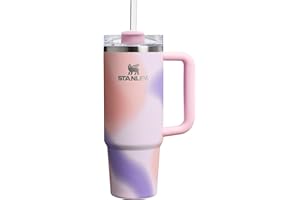 STANLEY 1913 Quencher H2.0 Flowstate Tumbler 0.89L - Cold for 9 Hours - Iced for 40 Hours - Water Bottle with Straw, Han