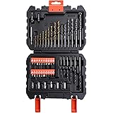 BLACK+DECKER A7188-XJ Set per Forare (20 Punte Miste e 30 Accessori per Avvitare), 50 Pezzi, Set di 50