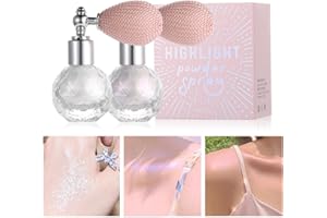 CHSEEO Spray Purpurina Cuerpo, Spray en Polvo con Brillo para Cabello Cara Cosmética Corporal, Secado Rápido Impermeable Spray de Purpurina Corporal, Para Navidad Festival, Club, Fiesta