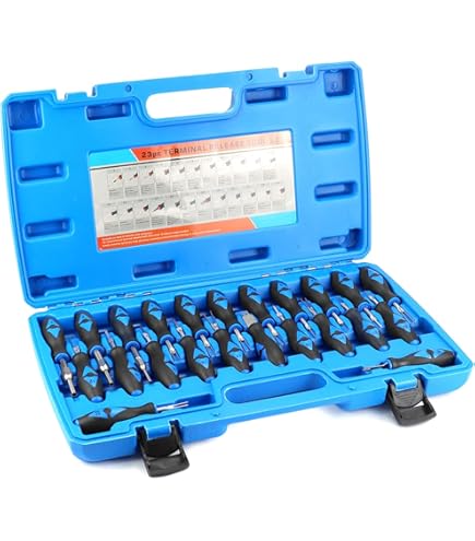 Kit D’outils De Démontage De Bornes 23 Pièces – Pour Connecteurs Auto, Extracteur Universel Avec Gants