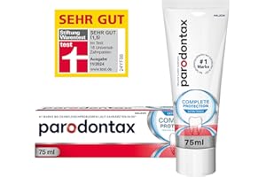 ‎PARODONTAX Parodontax Complete Protection Toothpaste with Fluoride, 1 x 75 ml, Helps Reduce and Prevent Bleeding Gums