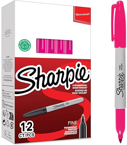 Sharpie - Marqueur Permanent - Pointe Fine - Jaune Neon Pas Cher | Bureau Vallée