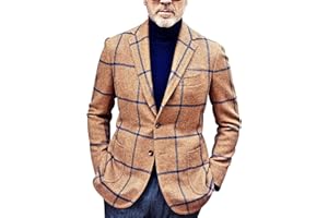 OADOBKICE Blazer Elegante Uomo Taglie Forti Uomo Blazer Blazer Invernale Plus Size Abiti Formale Blazer Uomo Abiti Maxi Blazer Cappotto Slim Fit Office Cardigan Uomo Completo Blazer Lungo