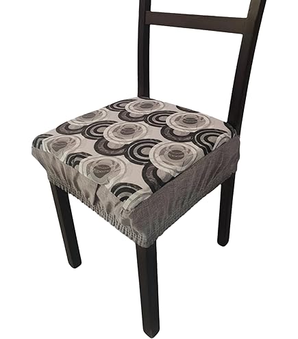 Set 6 Cuscini Sedie 40x40cm - Coprisedia Imbottiti Con Lacci, Trapuntati E Lavabili - Foto 8