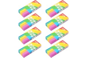 JOYSKY 8 Pcs Rainbow Cube Erasers Rubber Eraser 2B Soft Cute Eraser Mini Suitable Premium Quality No Staining for Schools and Offices Painting