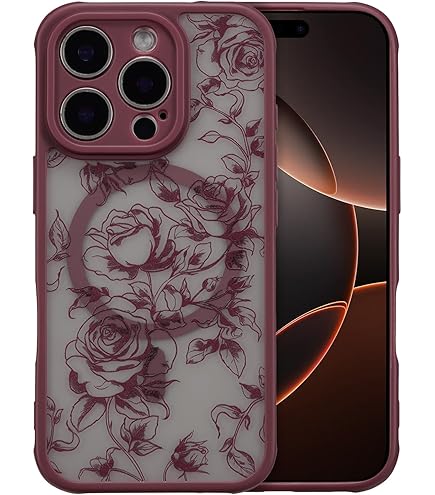 XIZYO For Samsung Galaxy S25 Case, Floral Flower Cute Rose Aesthetic Pattern Clear