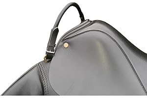 HUNTERS SADDLERY Leather Balance Strap For Saddle - Safety Handle for A Secure Seat When Horse Riding