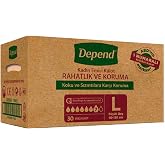 Depend Medikal Emici K&uuml;lot Kadın Large 30'lu