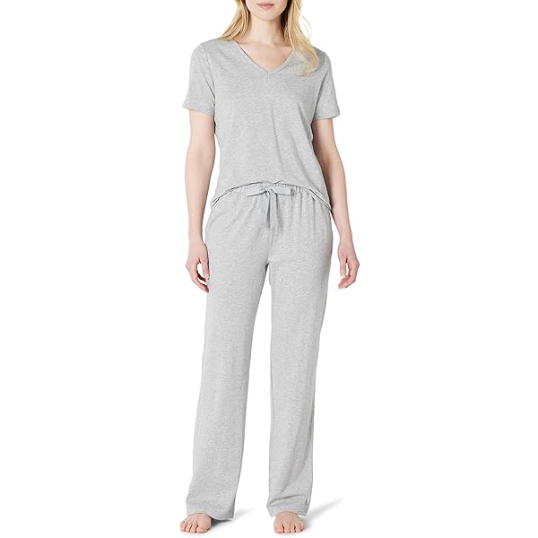 Women's Fluffy Fleece Pajama Set – Long Sleeve Top & Pants, Warm Winter Nightwear With Heart Print, 2-Piece Loungewear
