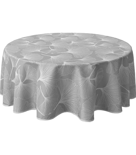 Emma Barclay Molly Gingham Tischdecke Rund – 160 Cm, 100% Polyester, Karo-Design