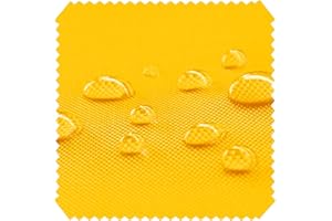 novely® OXFORD BIG 600D - Wasserfester Outdoorstoff - Robuster Polsterstoff - Wasserdichter Möbelstoff - Waterproof Meterware 1 lfm 33 Sonnengelb