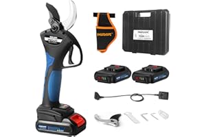 SWANSOFT 8605 Akku Astschere, 40mm 1050W Elektrische Astschere, 21V Progressive Elektrische Gartenschere für Weinreben und Obstgärten