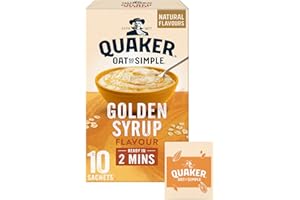 Quaker Oat So Simple Golden Syrup Porridge, 10x36g