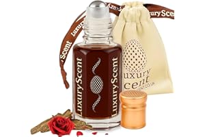 LUXURY SCENT Perfume Oil Scent of Dubai Roll-On 6ml – Long Lasting Alcohol Free Arabian Attar – Premium Quality Unisex Fragrance with Warm Woody Floral Musky Oriental Notes for Men and Women
