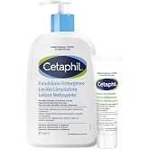 Cetaphil Cleansing Lotion 16 fl oz + Mini Moisturizing Cream 10 g | For Sensitive, Normal to Dry Skin; Moisturizes while clea
