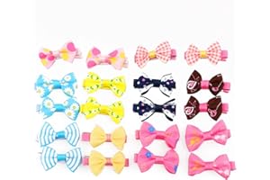 UEETEK Mascota Perro Cachorro Pelo Clips Pelo Accesorios Paquete de 20pcs(Random Color)