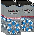 Rayovac Extra Advanced Hearing Aid Batteries, Size 675, Blue Tab, PR44, Pack of 60