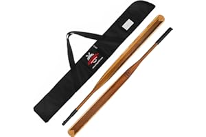 Eskimo Split Pagaie Divisible du Groenland 2 Parties + Sac de pagaie pour Kayak de mer très léger Environ 850-930 g en cèdre et frêne – pagaie Traditionnelle du Groenland avec Division