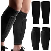 TYXHXTF 2 Paires Protège Tibias de Football, Manchon de Protection des Mollets Respirant pour Adultes, Support Protège Tibia