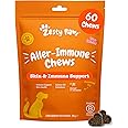 Zesty Paws Aller-Immune Chews | Immune Function Supplement for Dogs | Itchy Dog Skin Support | Dog Itchy Skin Support | Salmon Oil, Omega 3, Fatty Acids | 60 Count